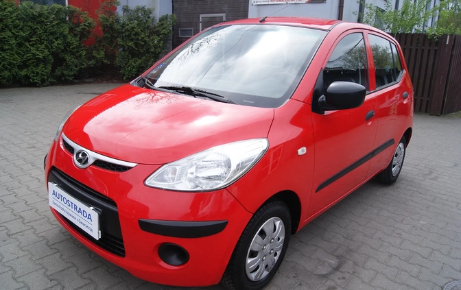 Hyundai i10 cena 14900 przebieg: 139699, rok produkcji 2009 z Sępólno Krajeńskie małe 352